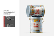 Tin Jar With Locking Lid Mockup, a Cups & Container Mockup by Ram Studio LLC (Thumbnail 8 of 14)