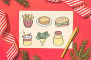 22 Tasty Fast Food with Drink, a Food Illustration by jongcreative (Thumbnail 4 of 5)