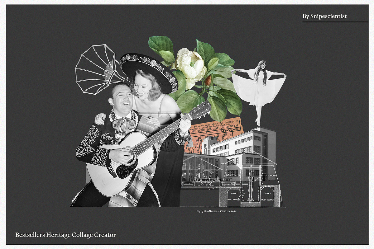 Bestsellers Heritage Collage Creator, an Object Graphic by SNIPESCIENTIST (Photo 38 of 64)