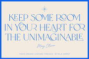 Tokyo Dreams Display Ligature Serif, a Serif Font by Mila Garret (Thumbnail 23 of 28)