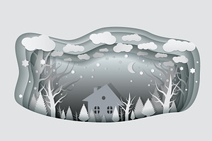 Art design card. Marry Christmas