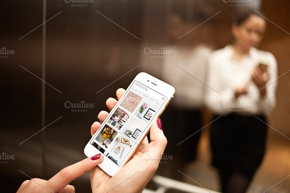 Corporate iPhone6 - 6 mockups, an iPhone Mockup by show it better (Photo 4 of 5)