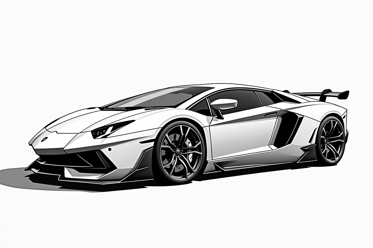 Supercar Silhouette Bundle, an Illustration by Designs_River (Photo 5 of 9)