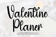 Valentine Planner, a Handwritten Font by InermediaSTUDIO (Thumbnail 1 of 7)