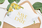 Watercolor Yellow Freesia Vector Set, a Decorative Illustration by Deckar_art (Thumbnail 4 of 4)
