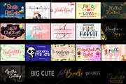 The Big Cute Fonts Bundle, a Script Font by JustArtDigital (Thumbnail 2 of 4)