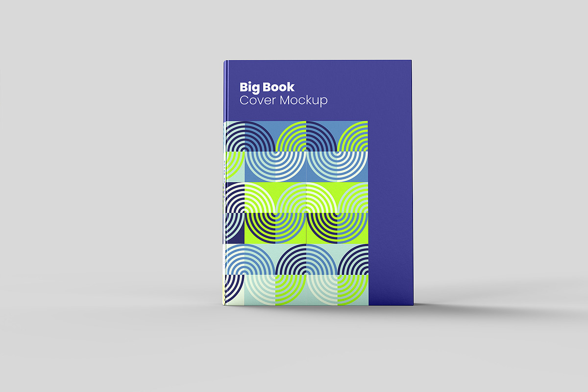 Big Book Cover Mockup - 11 Views, a Books & Magazine Mockup by Illusiongraphic (Photo 11 of 26)