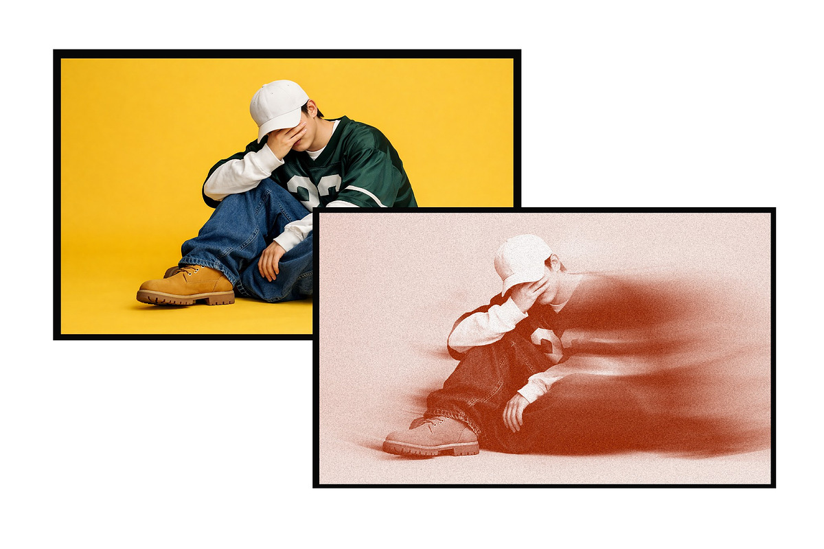 Noisy Blur Photo Effect, a Layer Style Add-On by studiogstock (Photo 2 of 2)
