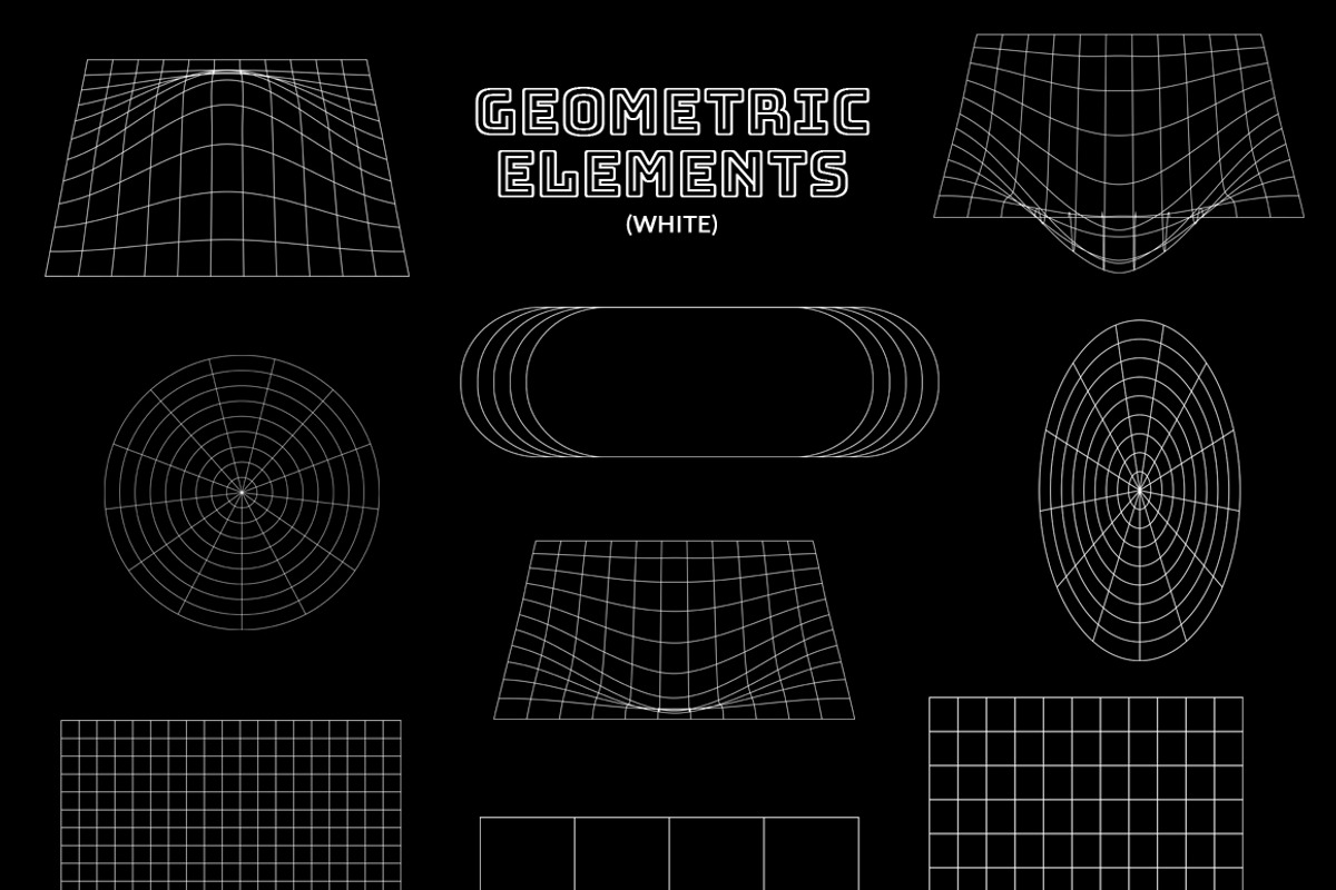 Retro Gradient bg's& Liquid Elements, an Object Graphic by CreativeFolks (Photo 13 of 13)