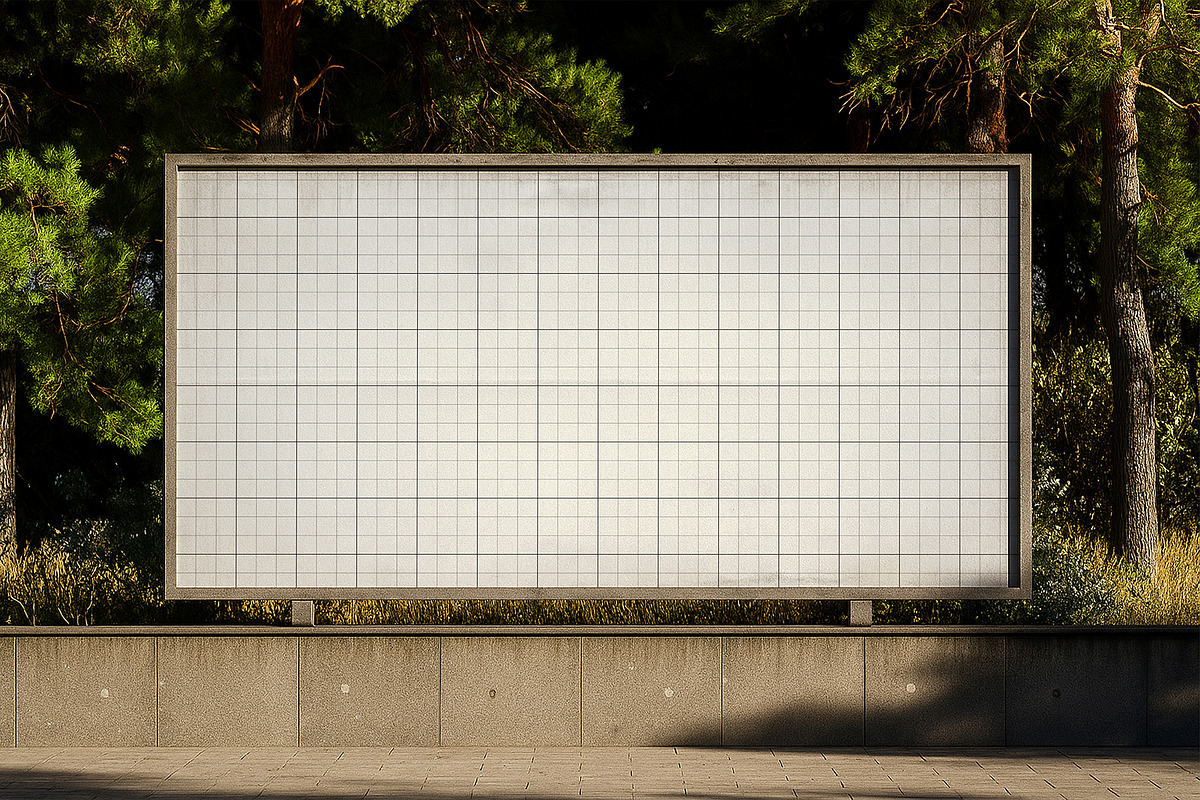 Street Billboard Mockup, an Advertising Mockup by Templeste (Photo 2 of 2)