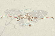 Shallylova | A Lovely Monoline Font, a Script Font by Colllab Studio (Thumbnail 1 of 12)