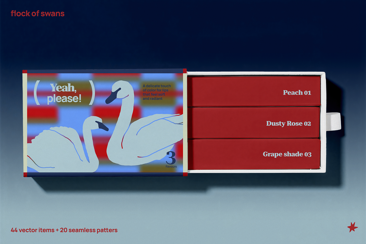 Hand-Drawn Swan Vector Bundle, an Animal Illustration by My.Ordinarty (Photo 9 of 13)