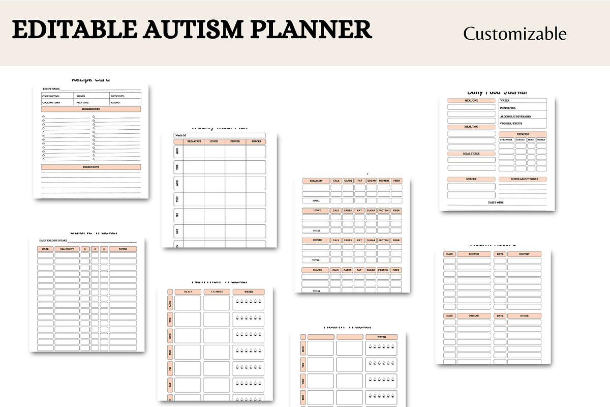 Autism Worksheets Printable, a Stationery Template by Local Marketing Templates (Photo 6 of 11)