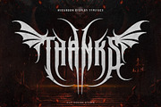 Megaroom typeface, a Blackletter Font by alit design (Thumbnail 20 of 20)