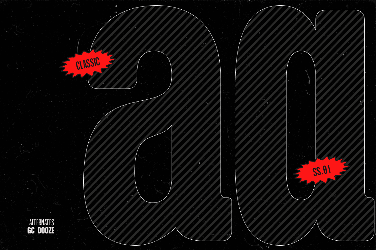 GC Dooze - Display Condensed Sans, a Sans Serif Font by Glyphonic (Photo 6 of 15)