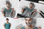 Exotic Canvas PS Actions Bundel, an Action Add-On by Amorjesu.com (Thumbnail 25 of 104)
