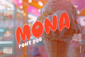 SA Mona Bubble Font