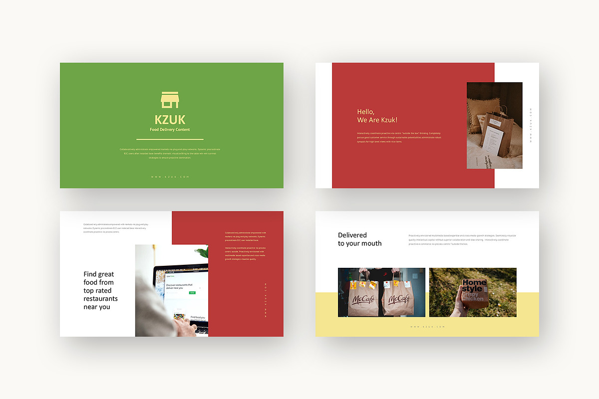 Kzuk : Food Business Powerpoint, a Presentation Template by Punkl Camp (Photo 2 of 16)