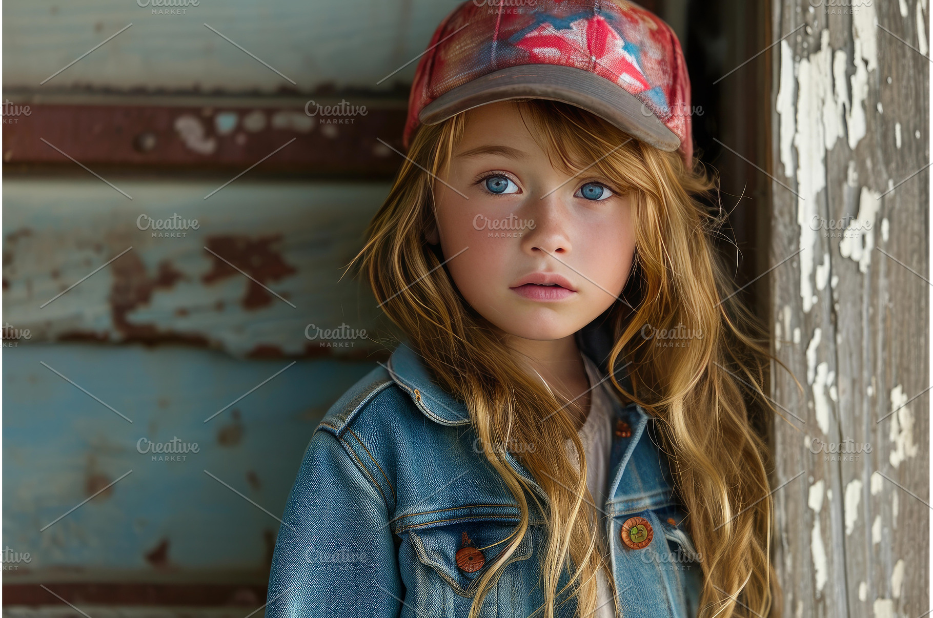 Confident American stylish girl with, a Beauty & Fashion Photo by Ylivdesign