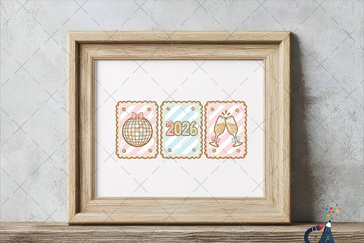Yarn Crochet Happy New Year 2026 PNG, an Illustration by Creative Art (Photo 4 of 6)