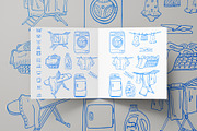 Laundry Lineart, a Work Illustration by Carpet Tapete Pretzel (Thumbnail 4 of 4)