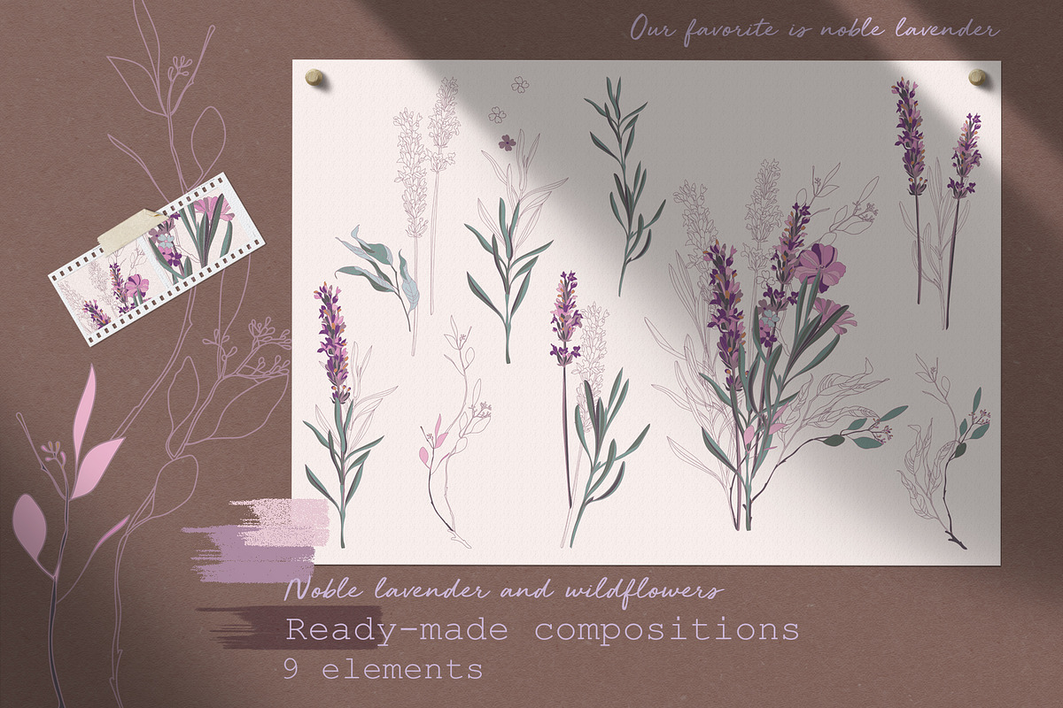 Noble lavender, a Decorative Illustration by LanaDzi (Photo 6 of 10)