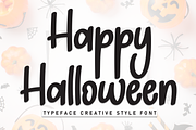 Happy Halloween | Script Font, a Script Font by Scratchones (Thumbnail 1 of 8)