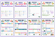 2027 Family Budget Planner | Family, a Stationery Template by Mustafiz (Thumbnail 3 of 4)