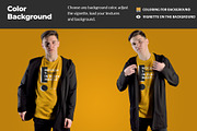 8 Mockup T-Shirt In a Black Mantle, a Shirt Mockup by Grow Design Craft Studio (Thumbnail 6 of 6)