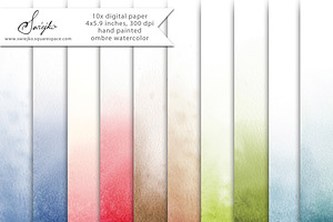 Ombre Watercolor Paper