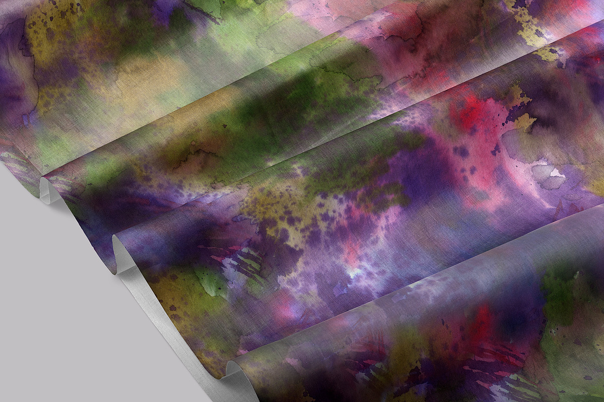Nebula: watercolor seamless patterns, a Pattern Graphic by Shusha Guna Art (Photo 9 of 10)