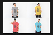 Man's T-Shirt Mock-Up Set, a Shirt Mockup by Freeman Studio (Thumbnail 7 of 16)