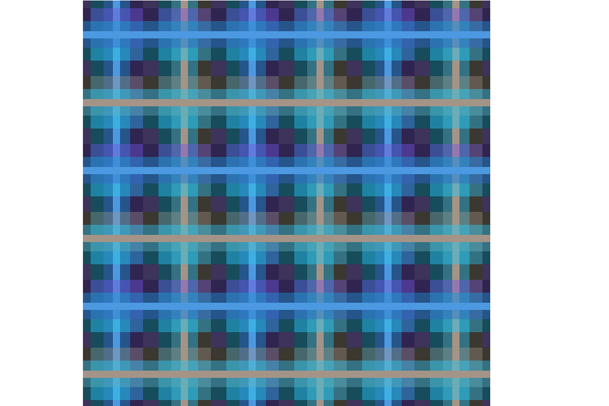 Pixelated Plaid Seamless Pattern, a Pattern Graphic by Sharon Schwalbe (Photo 3 of 4)