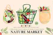 Vegetables & eco organic farm, an Object Graphic by AnnaTkachi (Thumbnail 1 of 8)