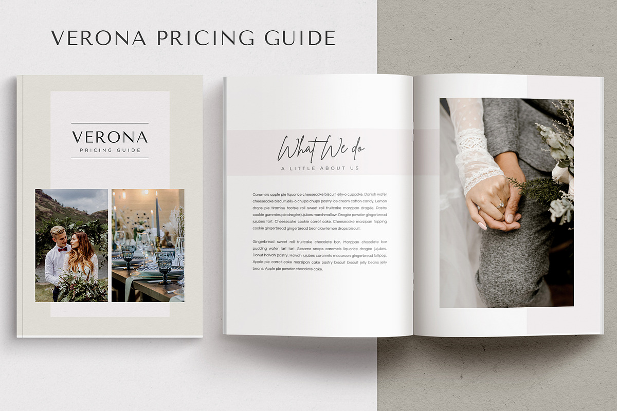 Verona CANVA Pricing Guide, a Magazine Template by Gillian Sarah (Photo 8 of 17)