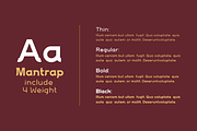 Mantrap, a Sans Serif Font by twinstd (Thumbnail 3 of 14)