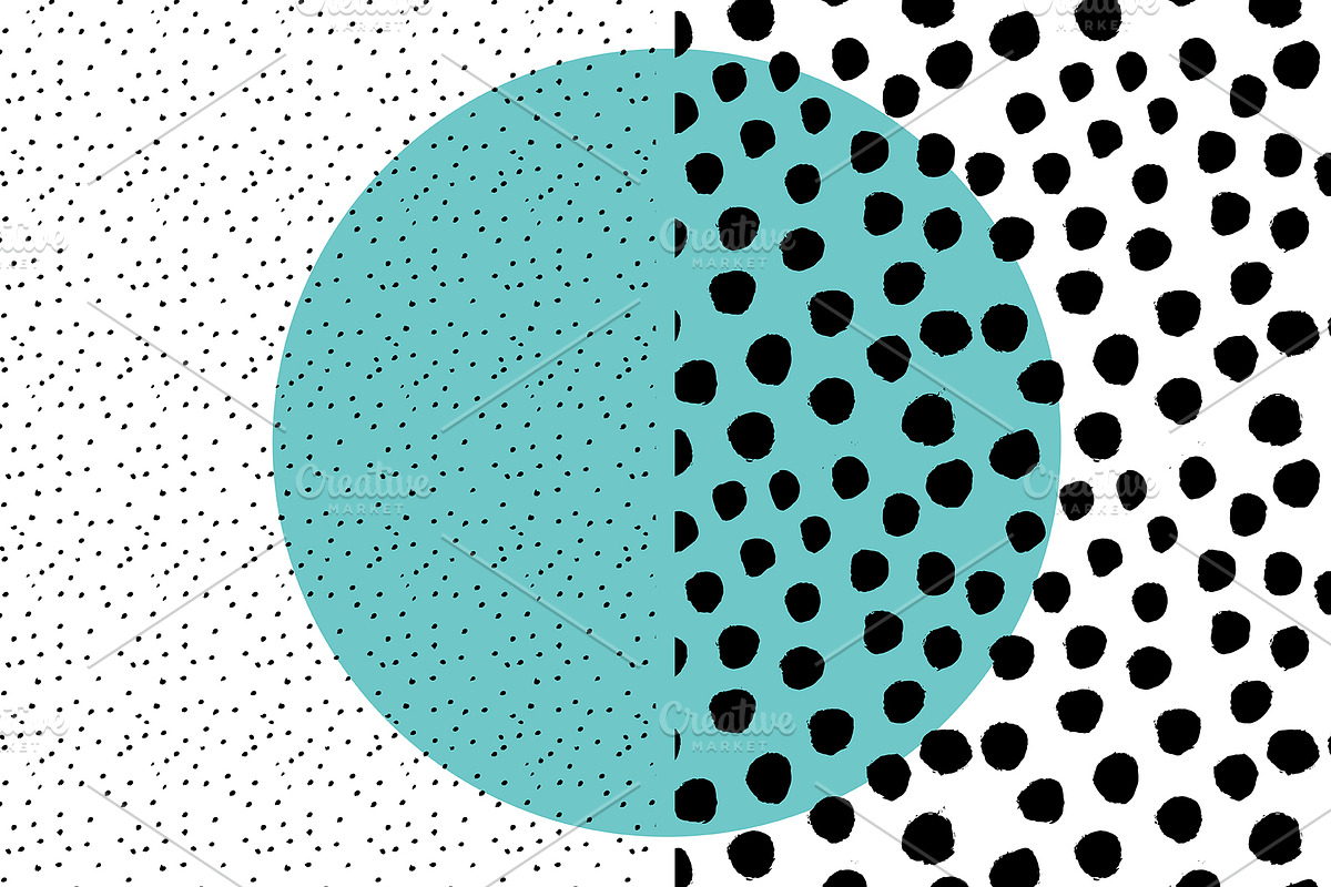 Dot Brush Patterns, a Pattern Graphic by Wildflower June (Photo 4 of 6)
