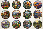 Spring House Stained Glass PNG, an Illustration by RobertsArt (Thumbnail 2 of 5)