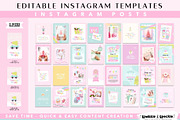 Pastel Christmas Instagram Templates, a Social Media Template by Sparkle & Speckle (Thumbnail 3 of 8)