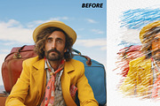 Colored Pencil Sketch Photo Effect, an Action Add-On by 3d_model_tifotizi (Thumbnail 3 of 3)