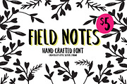 $5 Field Notes HandCrafted Font, a Font by Little Sisters Studio (Thumbnail 1 of 3)