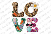 Easter Western Bunnies Png, an Illustration by Designking (Thumbnail 4 of 6)