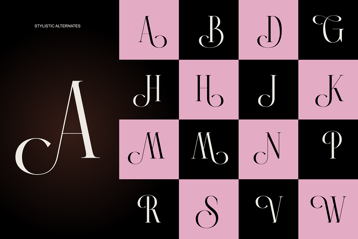 Asfar - Modern Ligatures Font, a Serif Font by Nirmana Visual (Photo 6 of 10)