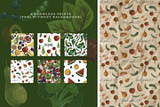 Organic Food Clipart & Branding, a Food Illustration by Illustrations Lazarteva (Thumbnail 6 of 10)