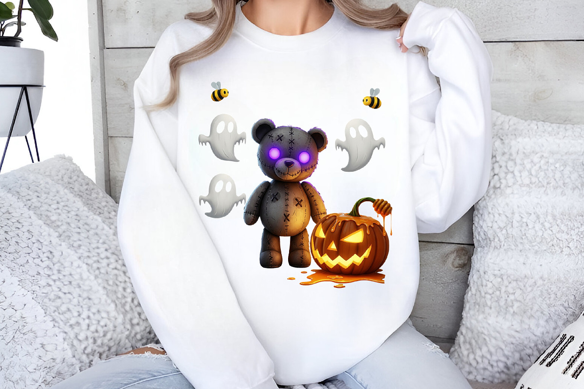 Spooky Teddy Bear, an Illustration by DreamArtGraphic (Photo 3 of 5)