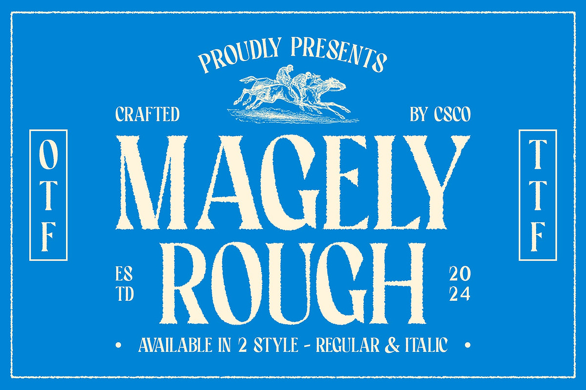 Magely Rough, a Serif Font by Craft Supply Co. (Photo 1 of 8)