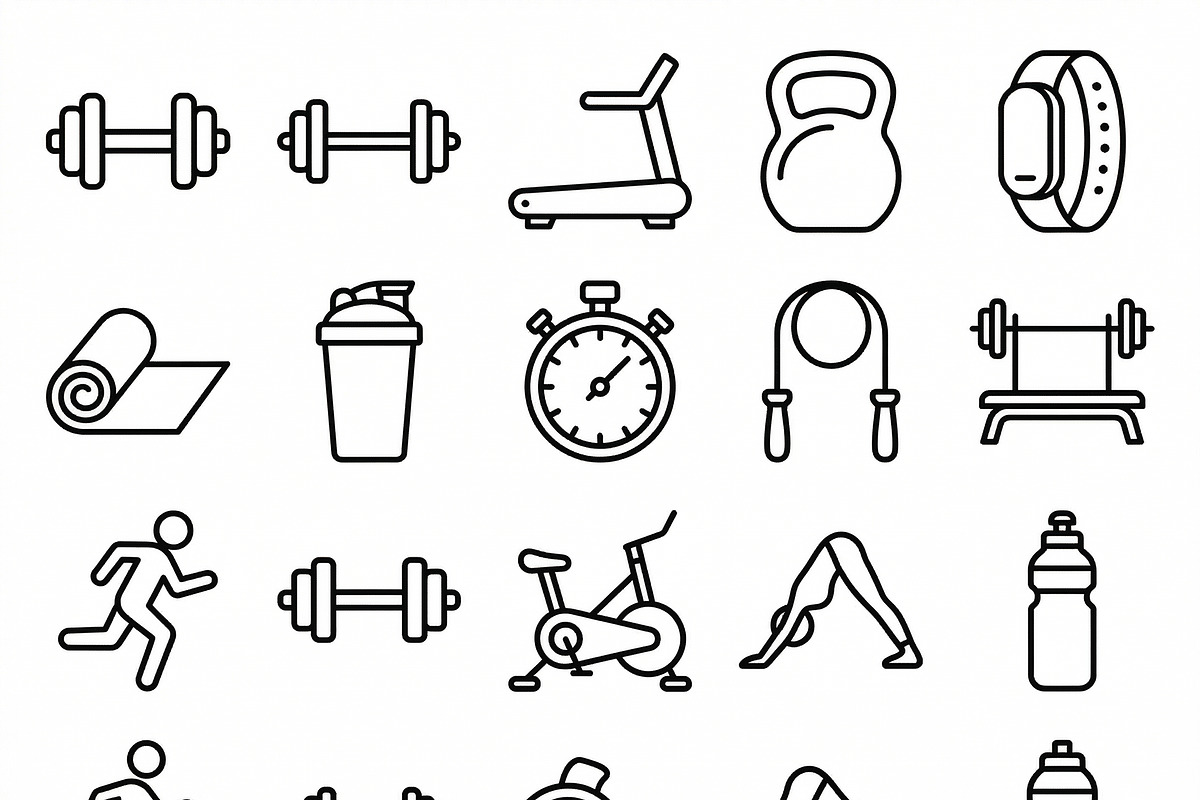 Bundle Vector EPS Sporty Outline, an Outline Icon by adenpinkstore (Photo 13 of 14)