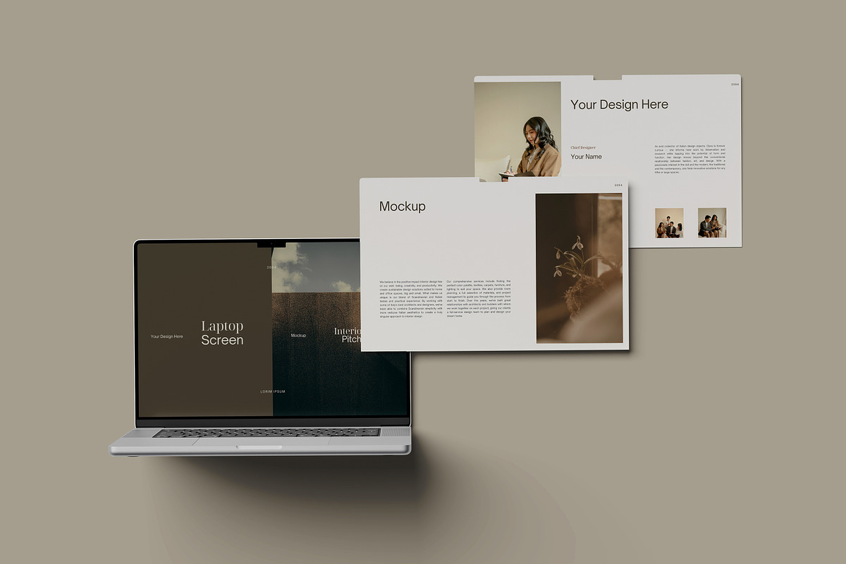 Laptop Screen Website Mockup, a Wearable Device Mockup by AnasStudio (Photo 3 of 5)