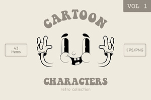 Cartoon Retro Characters