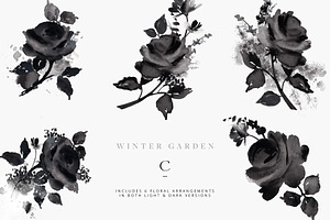 Winter Garden Clip Art